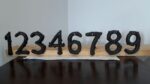Iron table numbers