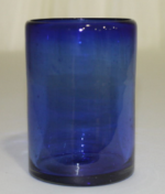 Cobalt Blue Glass Medium Cylinder