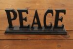 Peace word with base