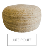 Jute Pouff