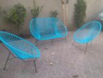Acapulco Lounge In Blue set of 4
