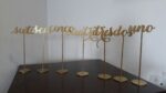 Spanish Laser Cut Table Numbers