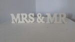 Mr. & Mrs. Bold letters