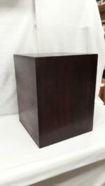 Brown Wood Cube Box 14¨