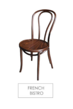 Medium brown French Bistro Chair