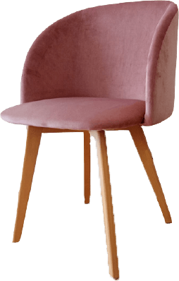PINK VELVET CHAIR