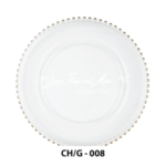 Round with silver beads