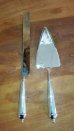 Big Cake Cutter & Server Silver