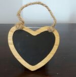 Wood hanging heart
