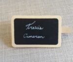 Mini chalkboard with clip