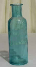 Blue Glass Tall Bottle