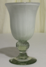 Blown Glass White Cup
