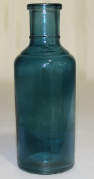 Dark Blue Glass Bottle