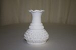 Milky White Small Half flower vase