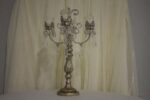 Shabby candle holder half medium