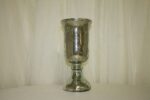 Silver mercury tall Flower Vase