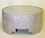 Rhinestone Round  Cake Stand