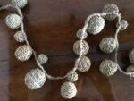 Rafia balls garlands