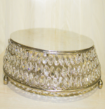 Metalic Crystal Round Cake Stand