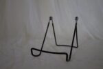 Black iron easel