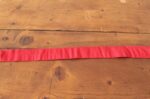 Napkin band shantung burned red