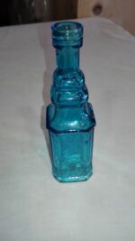 Blue Glass Square bottle