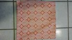 Pillowcase Ikat Lino Orange & Off White 19"x19"