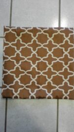 Pillowcase Bronze With Ikat Greige 19"x19"