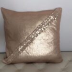 Small Sequins Blush-Champagne with Diagonal 15"x15"