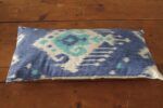 Pillowcase Ikat Navy Blue & Turquoise 11"x23"