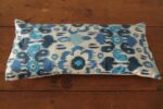 Pillowcase Ikat Navy Blue & Turquoise 11"x23"