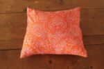 Pillowcase Ikat Pink/Orange 15"x15"