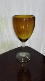 Water Glass Amber 8"