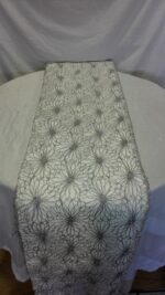 Runners Flowers Sequinse Silver