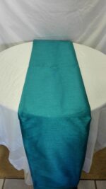Runners Shantung Teal Turquoise