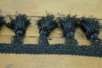 Black Tassels Trimming 4"