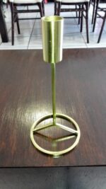 Gold Metallic Candle Holder