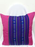 Pillowcase Mexican Design Hot Pink & Navy Blue 19"x19"