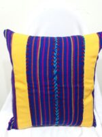 Pillowcase Mexican Design Yellow & Navy Blue 19"x19"