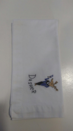 Napkin Off white Christmas cotton