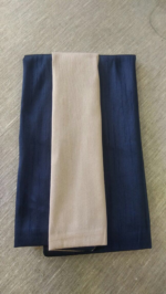 Napkin Navy Blue / Blush double side