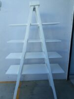 White Wood Stair 76"