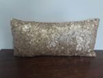 Pillowcase Sequins Gold 11"x23"