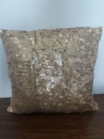 Pillowcase Sequins Gold 19"x19"