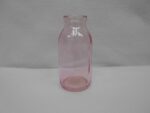 Pink Glass Wide Bottle