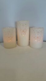 Led Flameless Pilar Candle With Timer