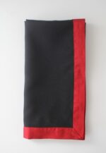 Napkin Black & Red double side