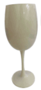 Off white wine glass