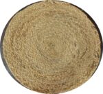 Natural wicker wooven mat
