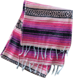 Mexican Zarape Runner - Pinks